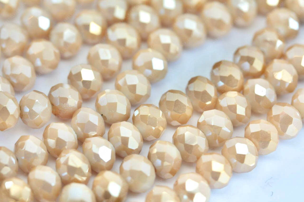 Намистина Рондель Opal Silk